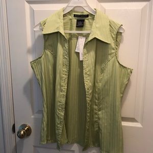 New XL Scott Taylor Sleeveless blouse/shirt